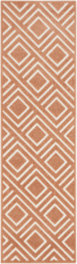 nourison care free caf03 copper rug