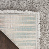 nourison dreamy shag drs05 silver rug