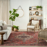 nourison grand washables grw03 rust multicolor rug