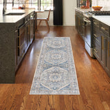 nourison vintage home vnh01 beige blue rug