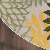 nourison aloha alh05 green multicolor rug