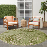 nourison aloha alh41 ivory green rug