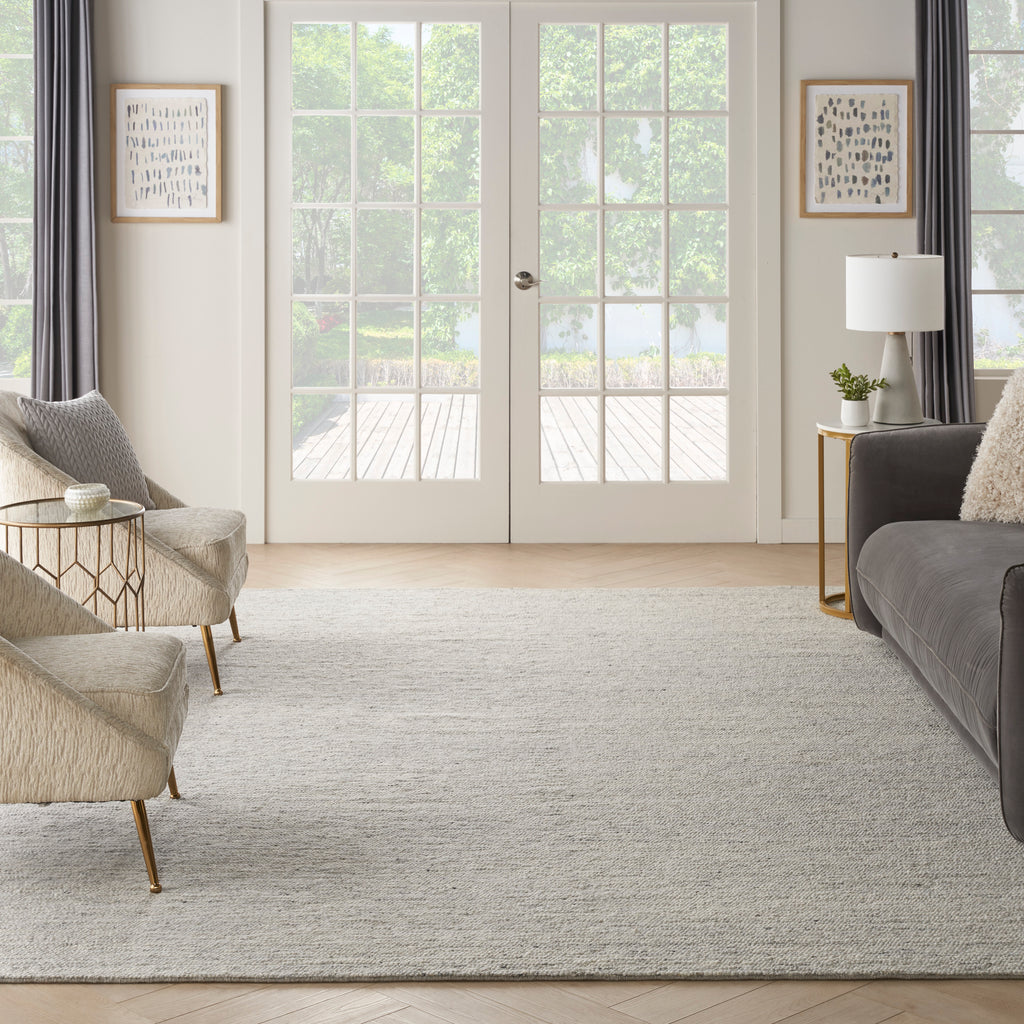 nourison alanna aln01 silver rug