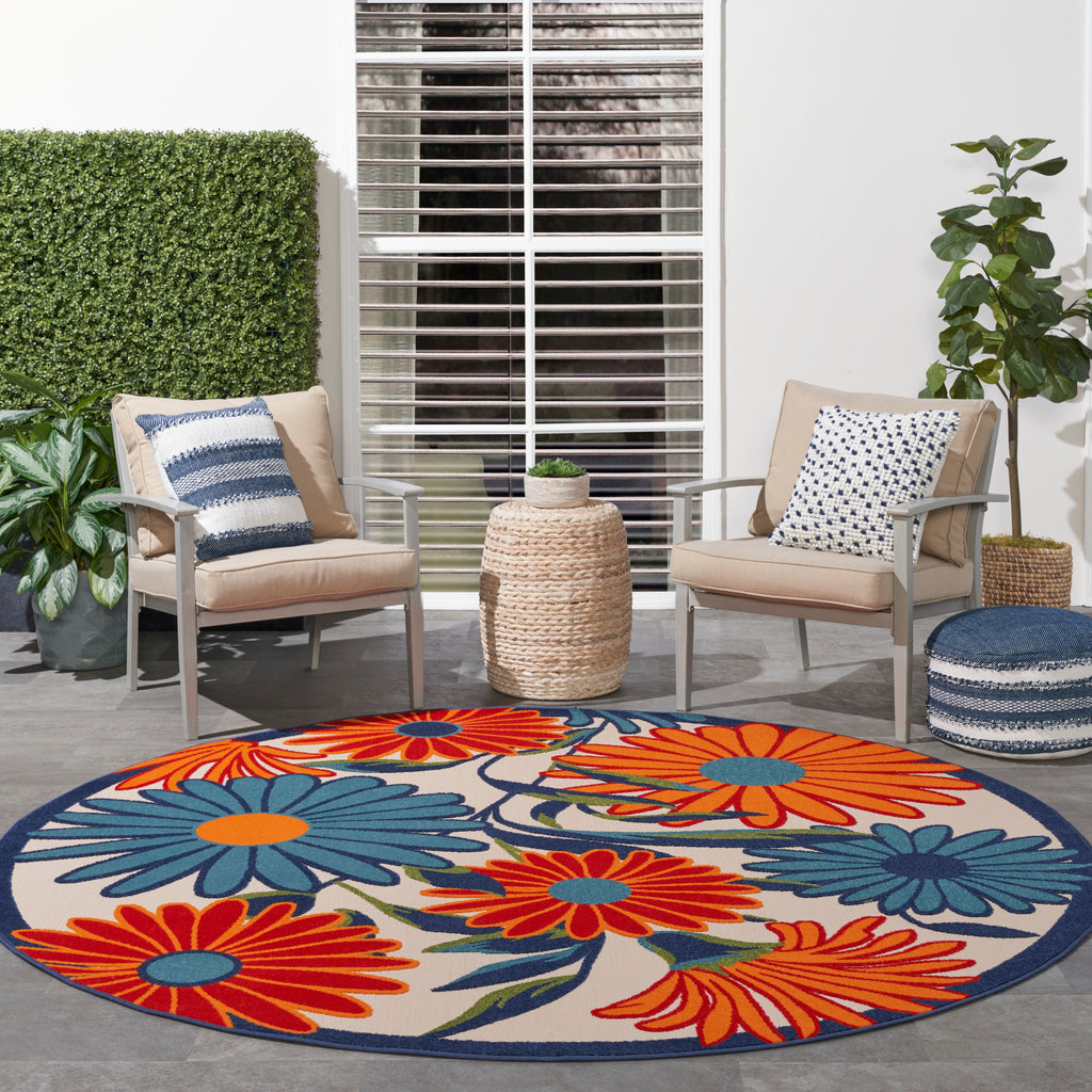nourison aloha alh33 multicolor rug