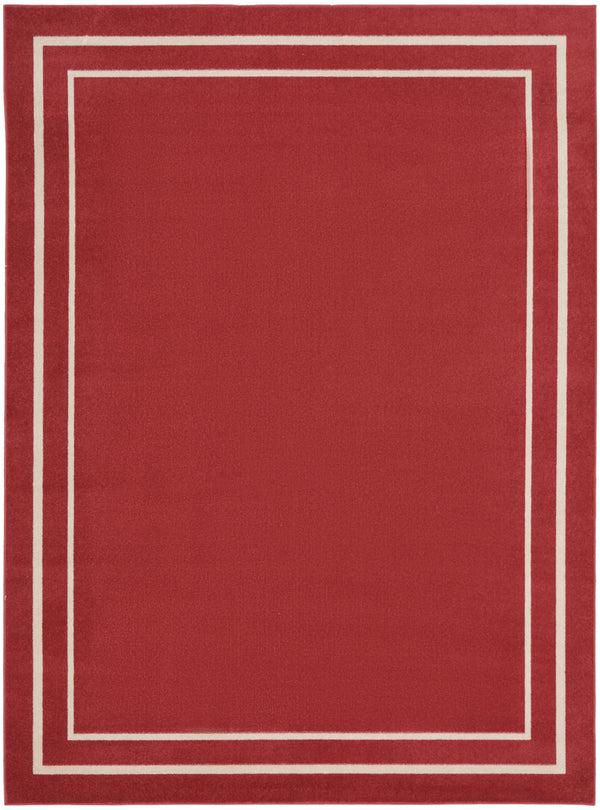 nourison nourison essentials nre02 brick ivory rug