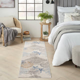 nourison seaside sds04 ivory grey blue rug