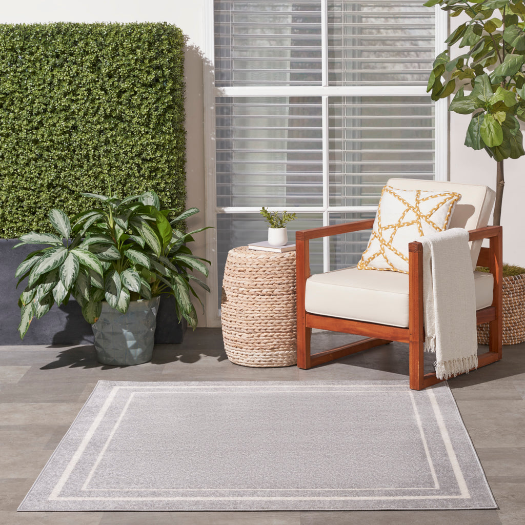 nourison nourison essentials nre02 grey ivory rug