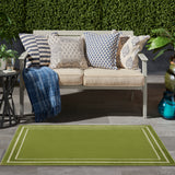 nourison nourison essentials nre02 green ivory rug