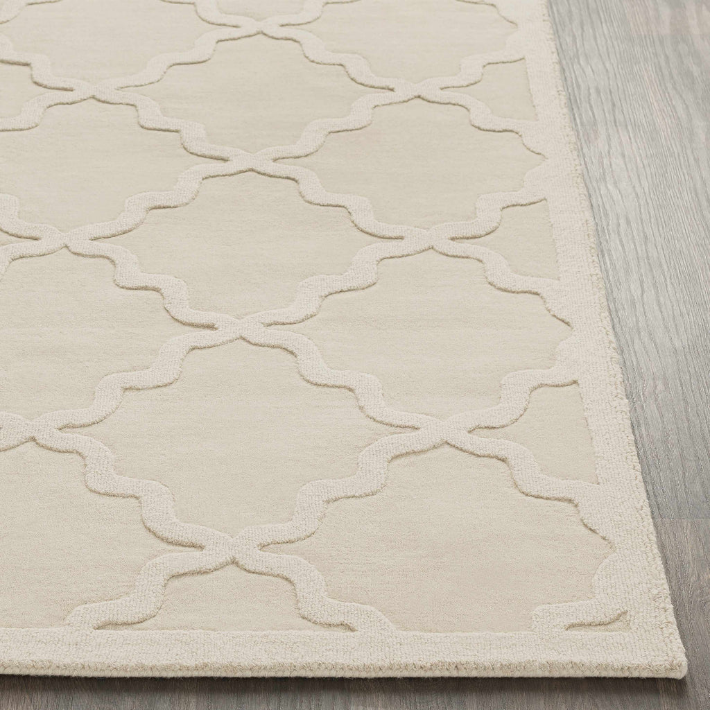 Hauteloom Orick ORI Ivory Loom Knotted Wool Rug