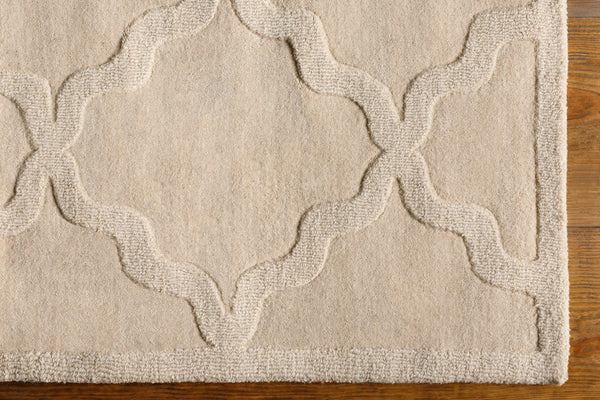 Hauteloom Orick ORI Ivory Loom Knotted Wool Rug