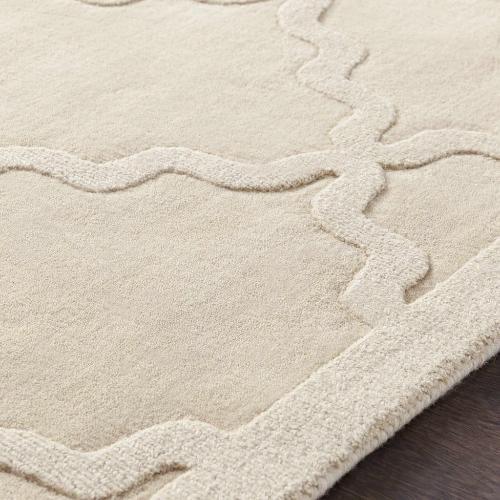 Hauteloom Orick ORI Ivory Loom Knotted Wool Rug