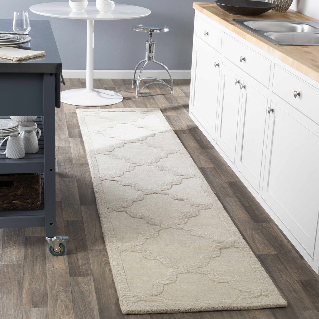 Hauteloom Orick ORI Ivory Loom Knotted Wool Rug