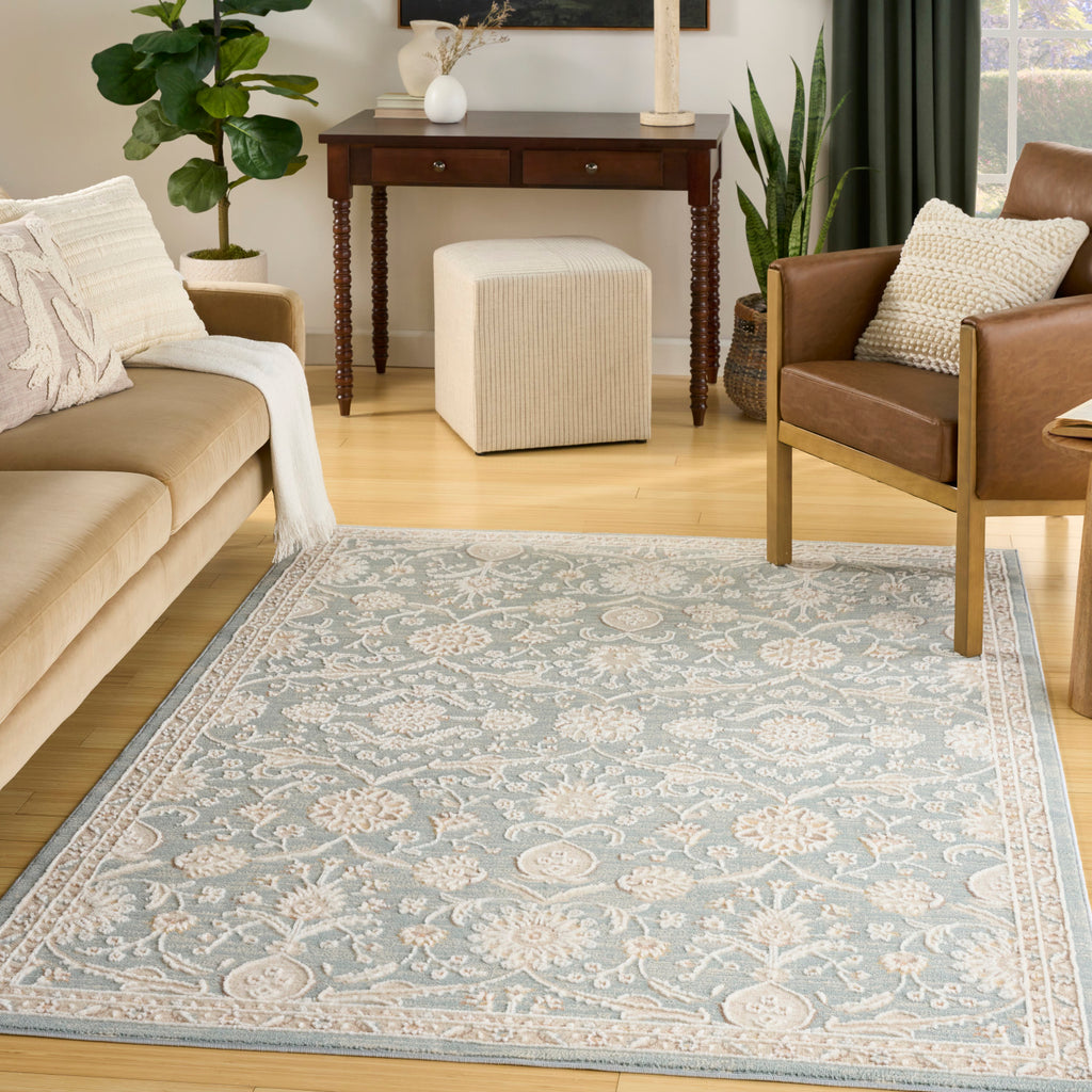 nourison isla isl01 blue rug