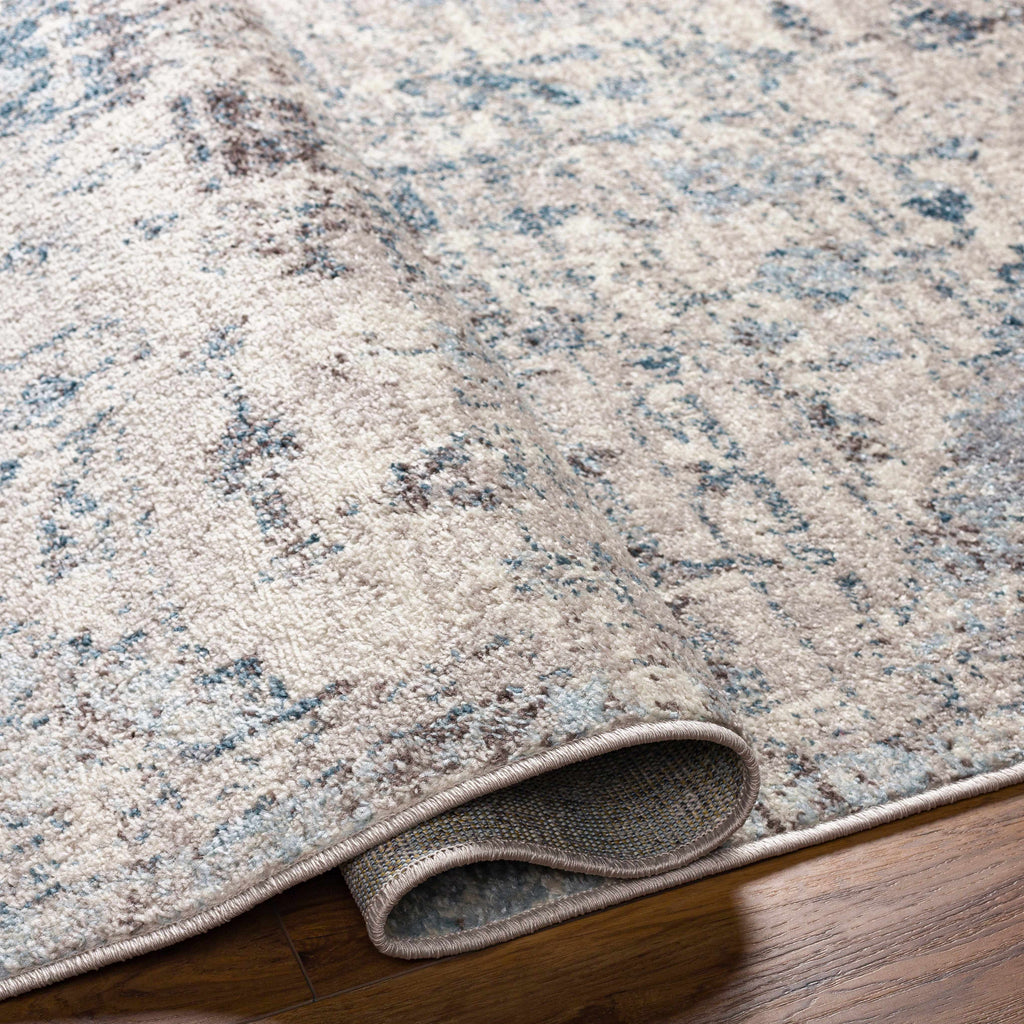 Hauteloom Orrick ORRI Light Gray Machine Made Polypropylene Rug