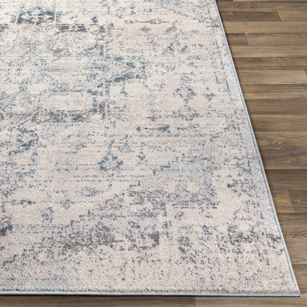 Hauteloom Orrick ORRI Light Gray Machine Made Polypropylene Rug