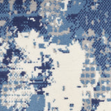 nourison grafix grf38 navy blue rug