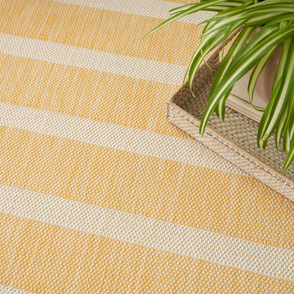 nourison positano pos03 yellow ivory rug