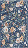 nourison nourison washables nwb01 navy multicolor rug
