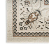 nourison serenity home srh02 ivory mocha rug