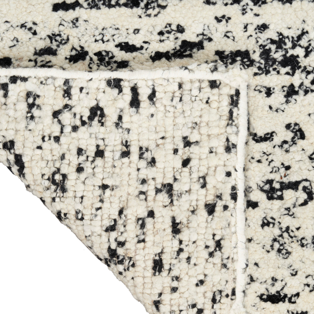 nourison ck042 billows bil01 ivory black rug