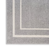 nourison nourison essentials nre02 grey ivory rug