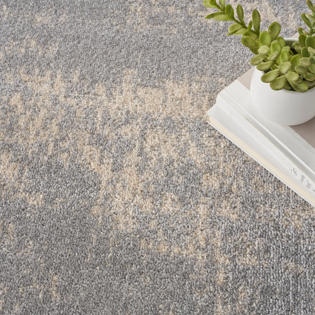 nourison nourison essentials nre03 grey beige rug