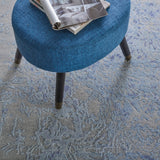 nourison silk shadows sha18 grey blue rug