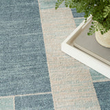 nourison astra machine washable asw09 blue ivory rug