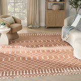 nourison astra machine washable asw10 copper rug