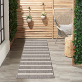 nourison positano pos03 charcoal ivory rug