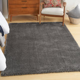 nourison dreamy shag drs05 grey rug