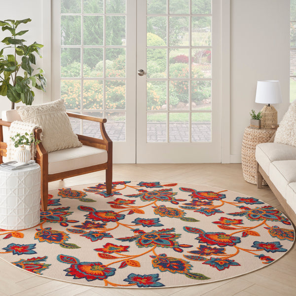 nourison aloha alh31 multicolor rug