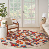 nourison aloha alh31 multicolor rug