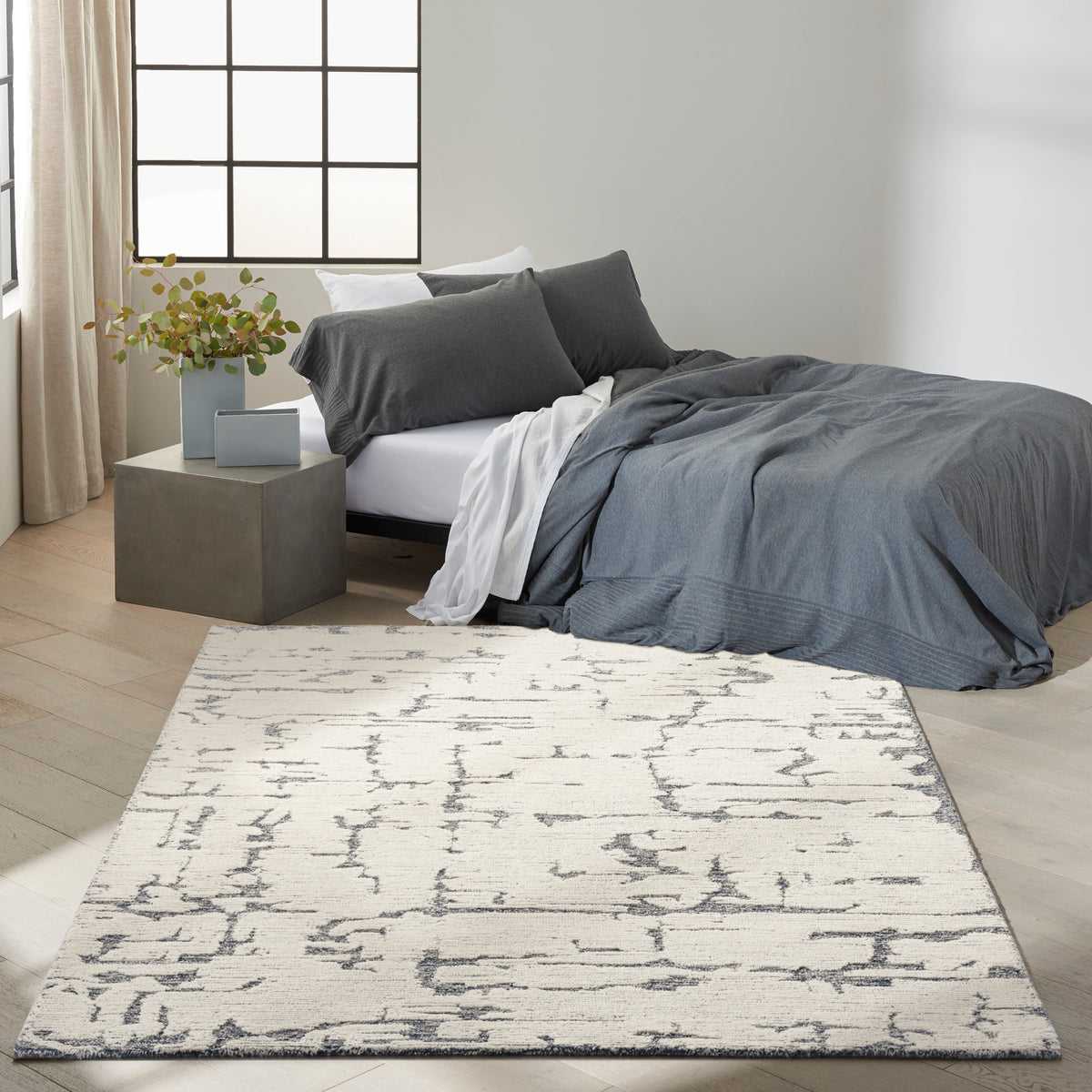 nourison ck009 sculptural scl01 blue rug
