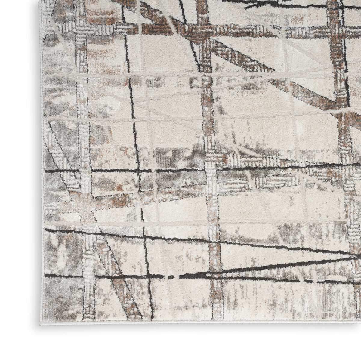 nourison desire dsr03 grey silver rug