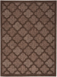 nourison easy care nes01 brown rug