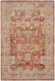 nourison sahar shr02 rust rug