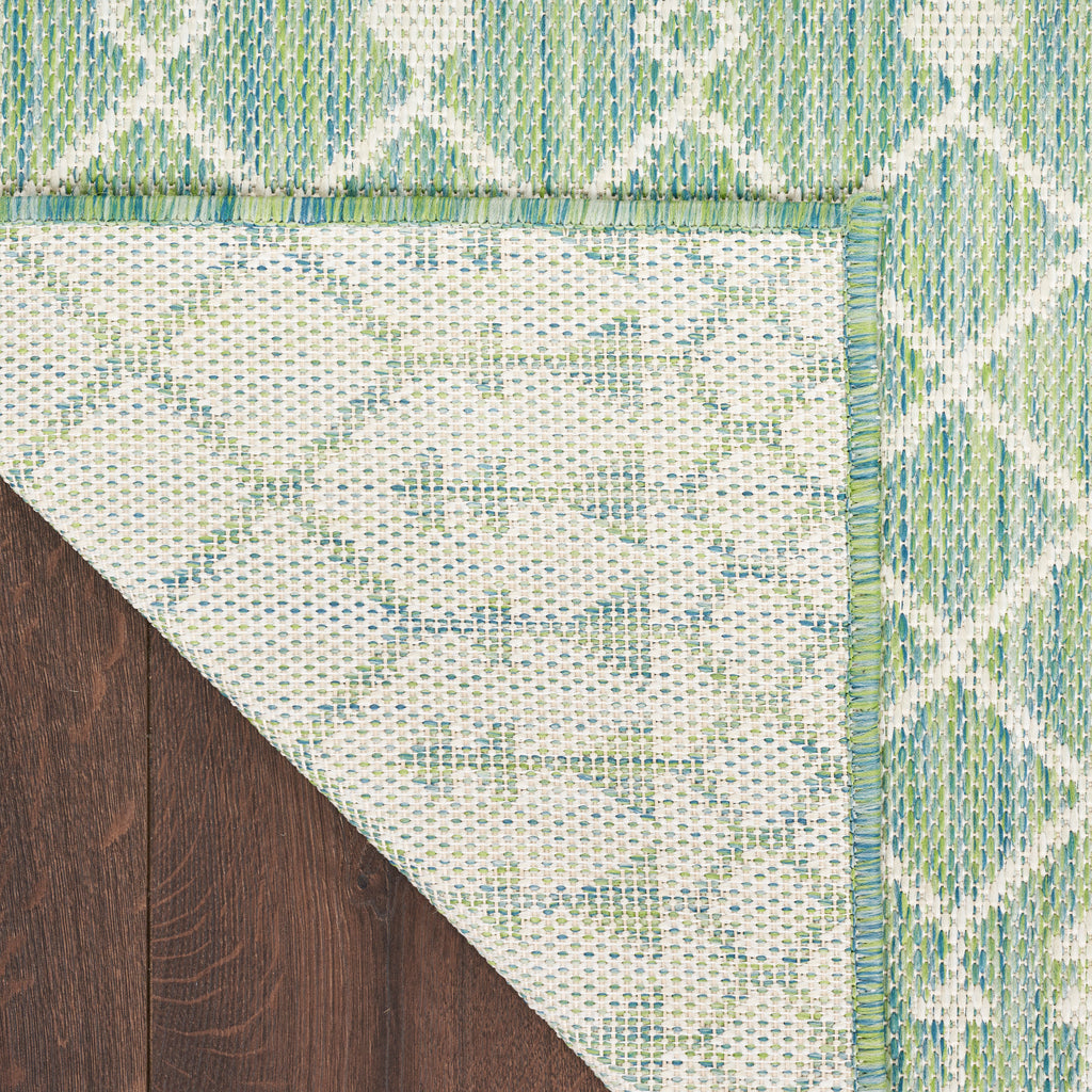 nourison positano pos02 blue green rug