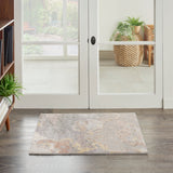 nourison silk shadows sha20 silver rug