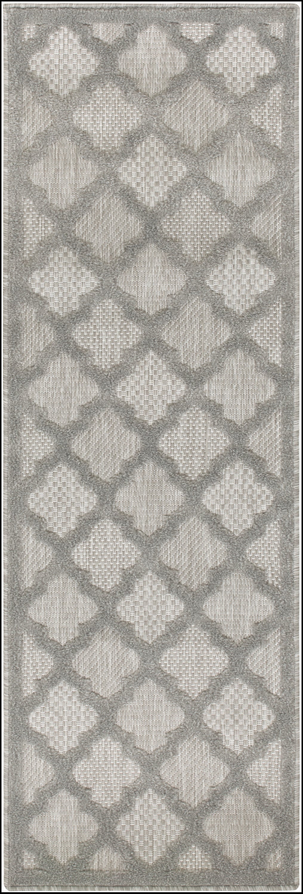 nourison easy care nes01 silver grey rug