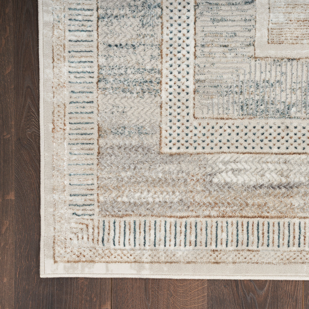 nourison glitz glz07 ivory multicolor rug