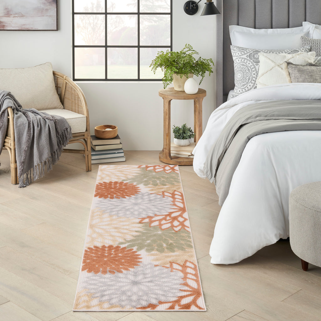 nourison aloha alh05 ivory multicolor rug
