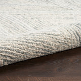 nourison interlock itl04 teal rug