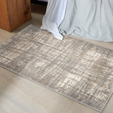 nourison ck950 rush ck950 ivory grey rug