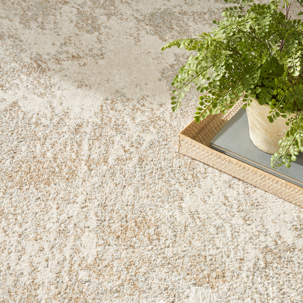 nourison ambiance ami03 ivory silver rug