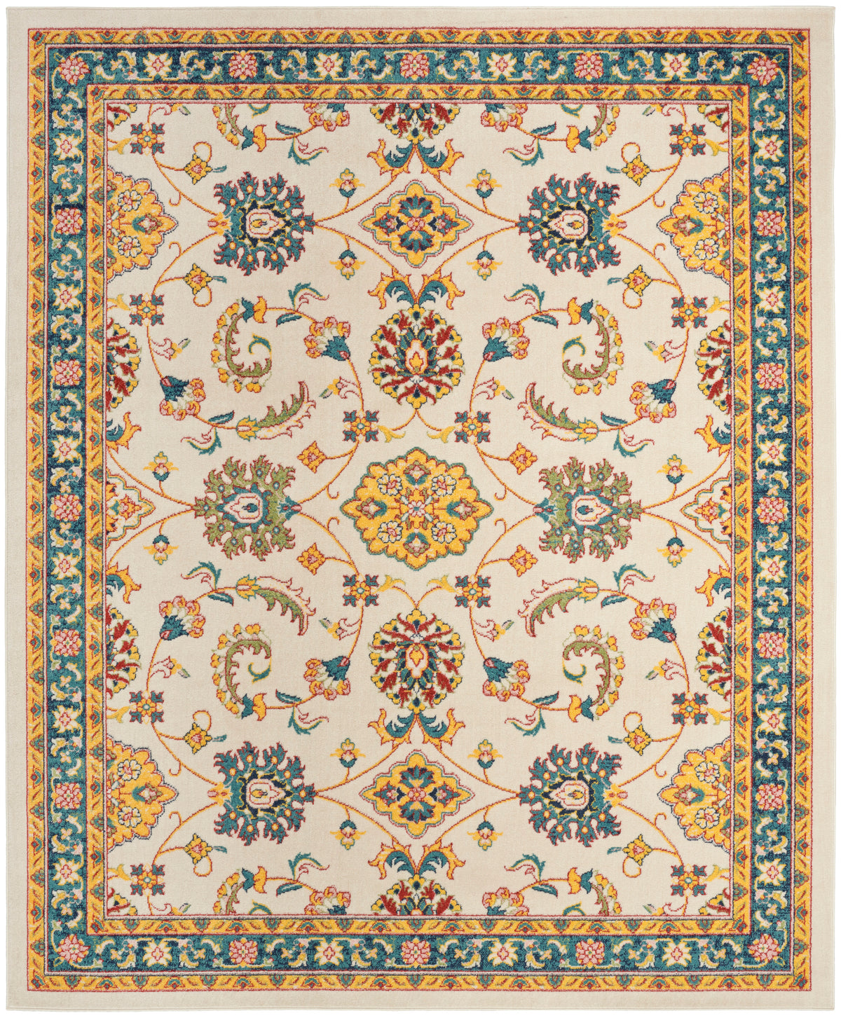 nourison nourison essentials nre05 ivory gold rug