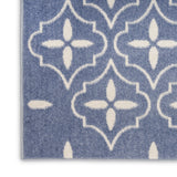 nourison nourison essentials nre04 blue ivory rug