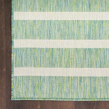nourison positano pos03 blue green ivory rug