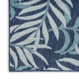 nourison garden oasis goa01 navy rug