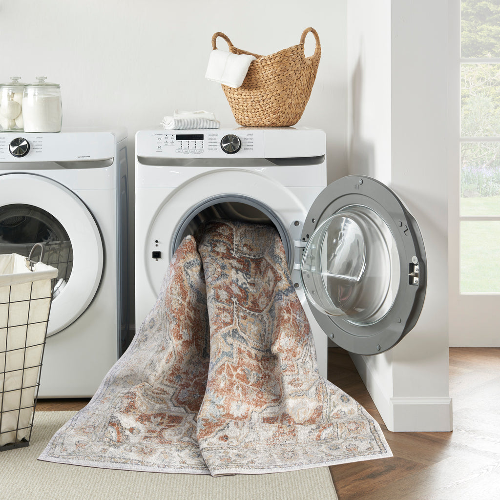 nourison astra machine washable asw12 gold multicolor rug